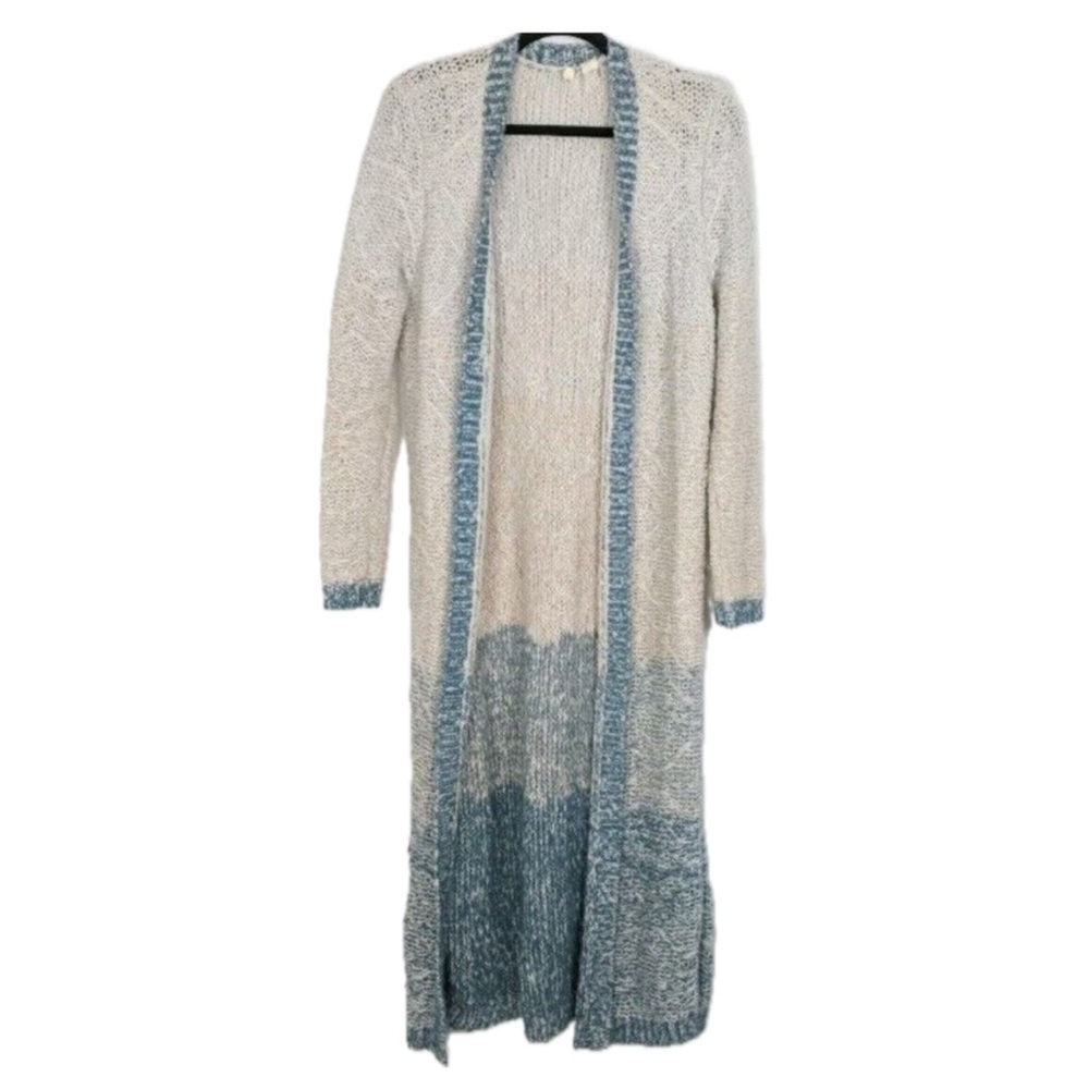 Moth Blue and Cream Ombré Cardigan Sweater